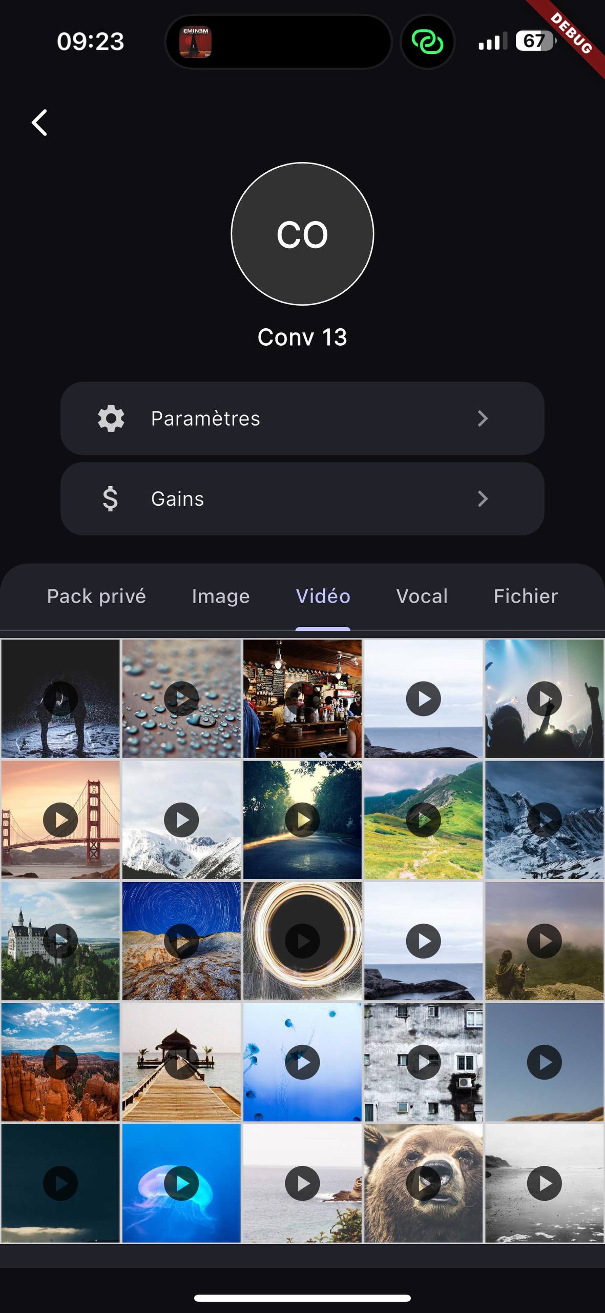 Vipuick video gallery